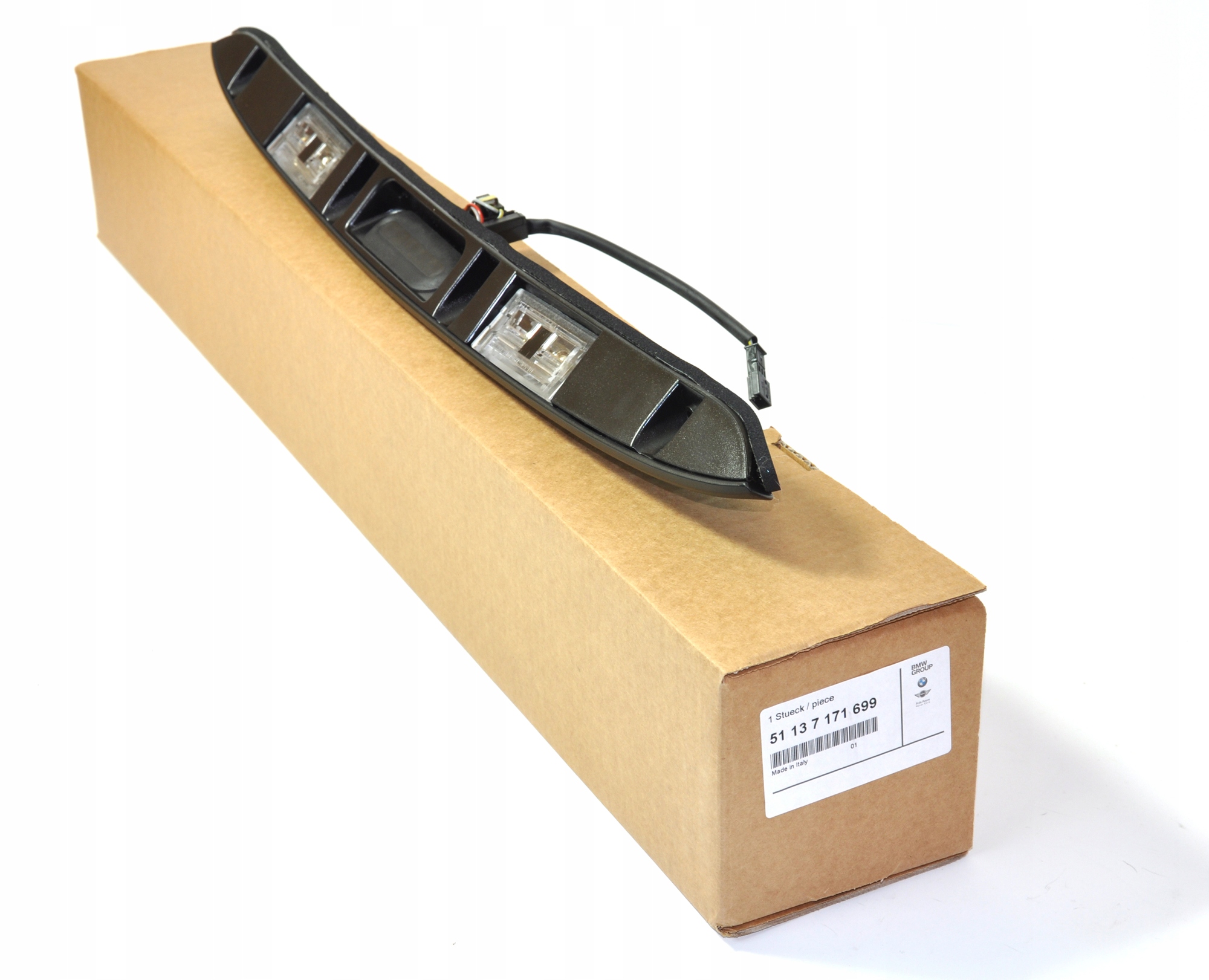 OE BMW LISTWA OSWIETLENIA TABLICY PRZYCISK E46