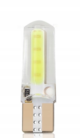 LED 2 COB W5W T10 SILIKON CRYSTAL BLUE NIEBIESKA Producent inny