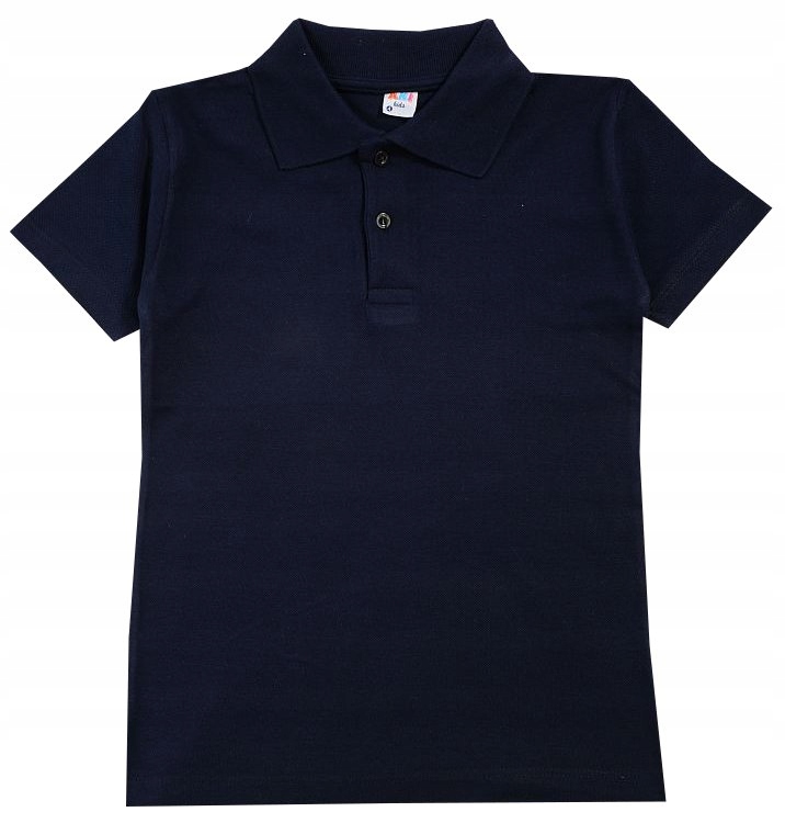 

Polo Polówka T-shirt Koszulk Granat 128-134 J134F