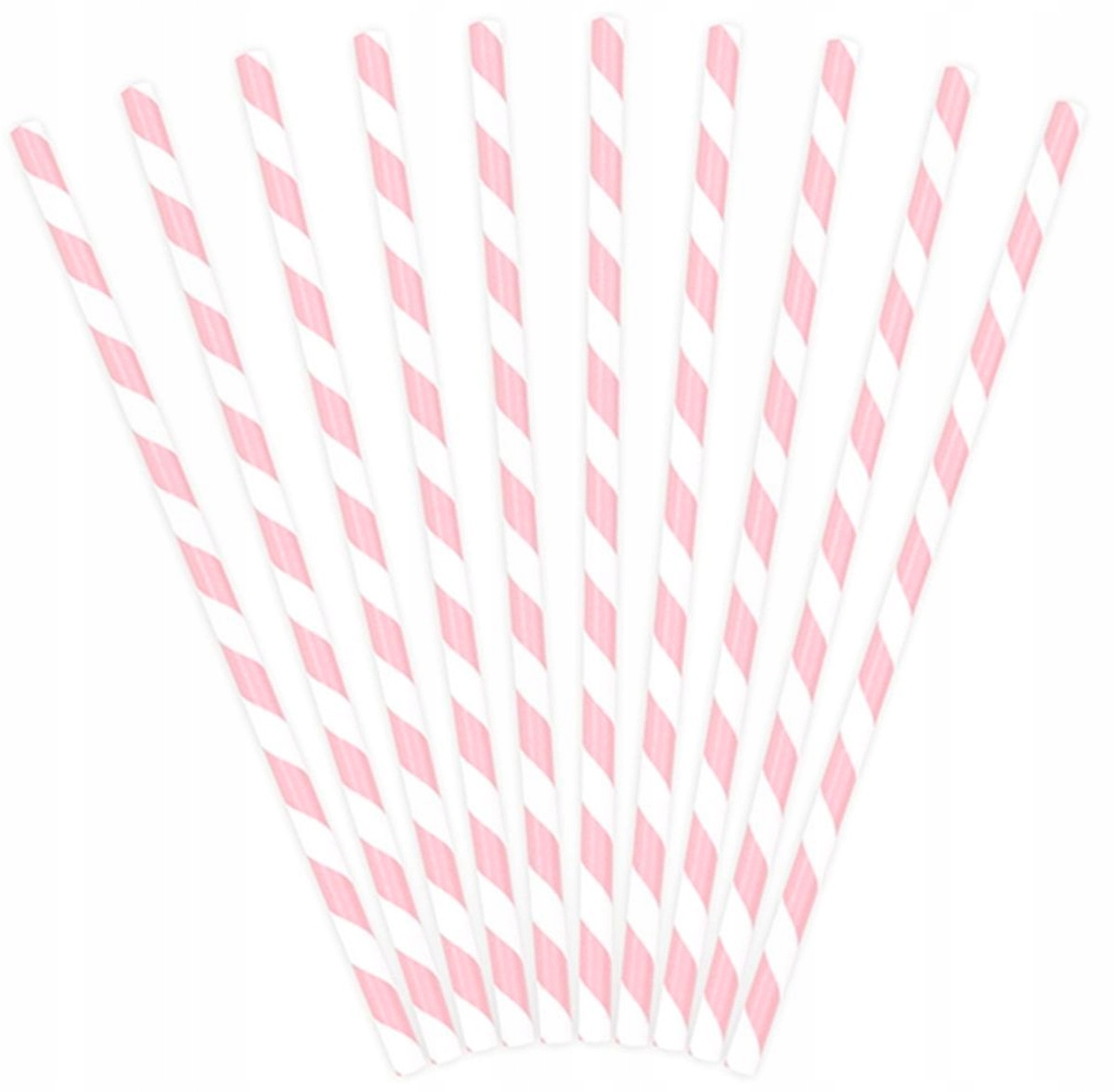 SŁOMKA DO PICIA PAPIEROWA URODZINY-10SZT-4337 Marka Party Deco