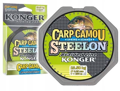 Plecionka Konger Carp Camou Wiosna Lato 0,25m/250m