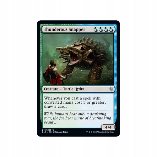 Mtg 4x Thunderous Snapper (Uncommon)