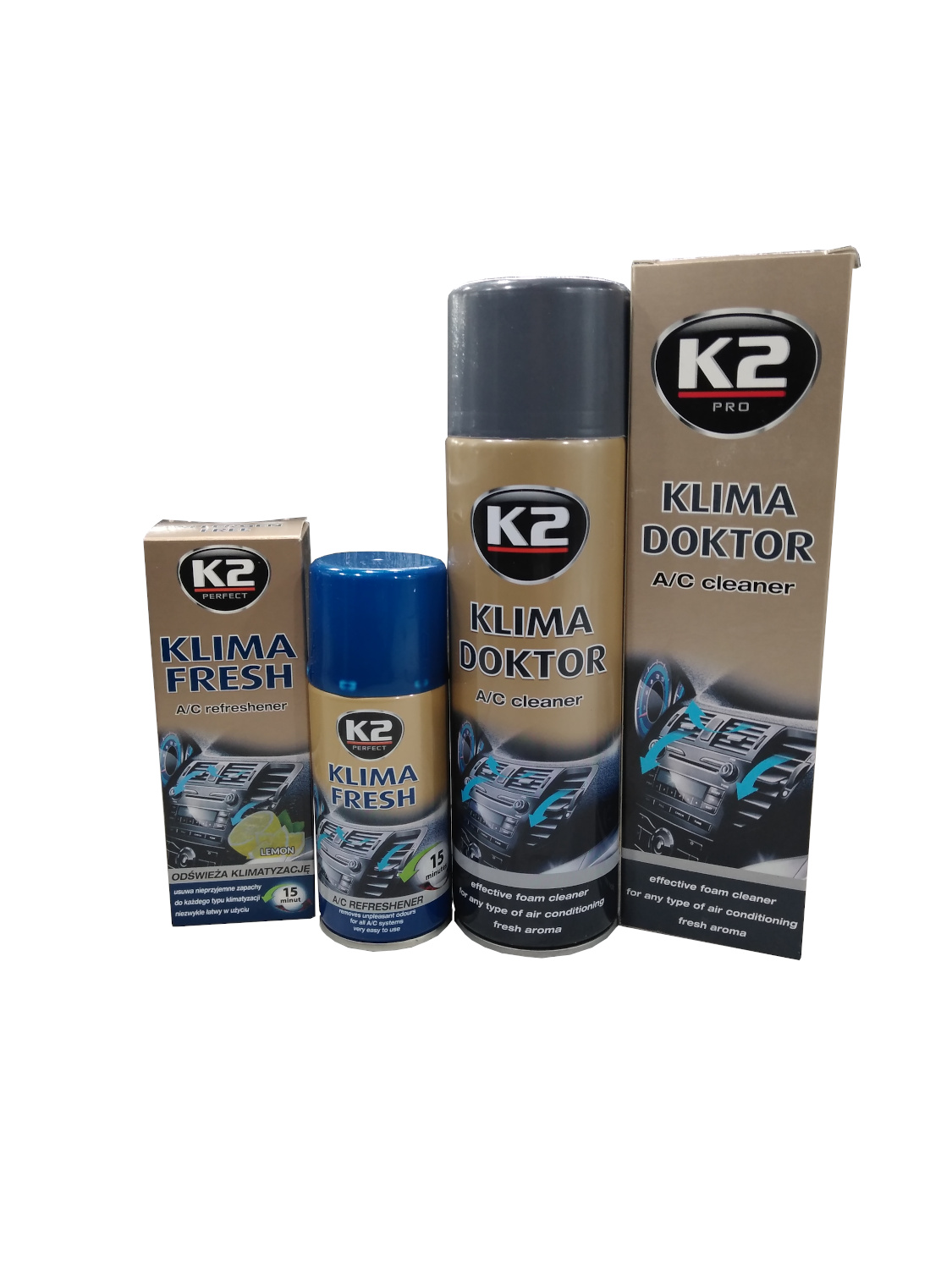 

K2 Zestaw Do Czyszczenia I Odświeżania Klimy