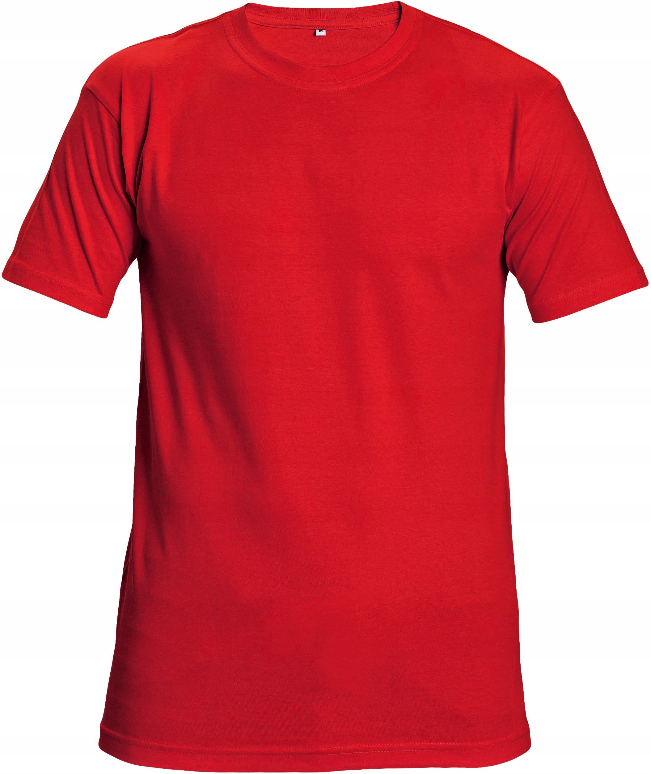 

T-shirt bawełniany elastan Teesta czerwony r M