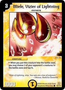 *DM-01 Duel Masters Miele, Vizier Of Lightning