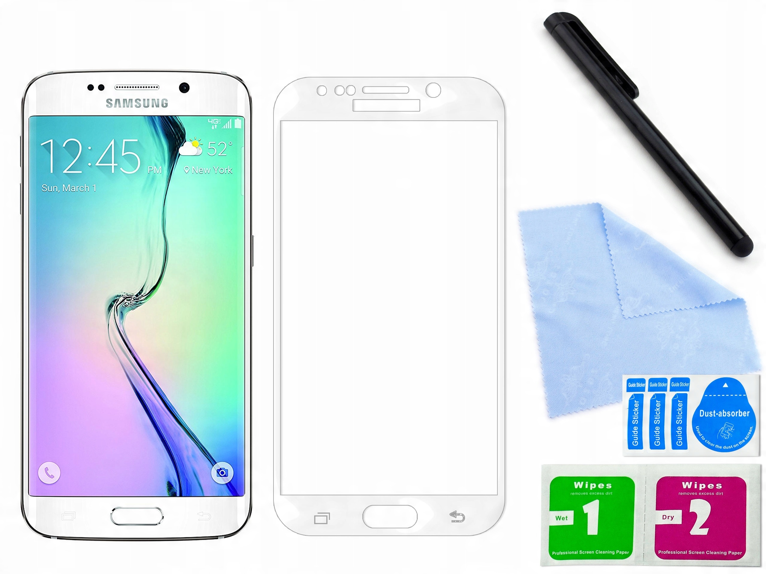 

Szkło do Samsung Galaxy S6 edge Białe