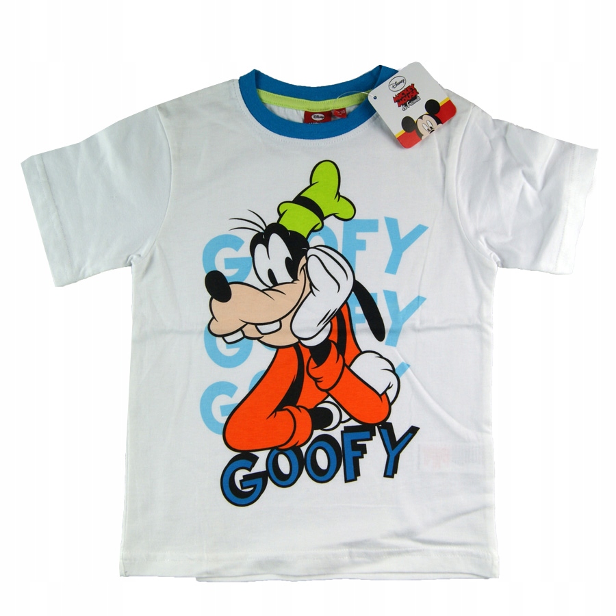 

Goffy T Shirt bluzka bawełniana 116/122 biała