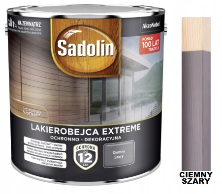 

Sadolin Lakierobejca ochronna Extreme 2,5L Szary
