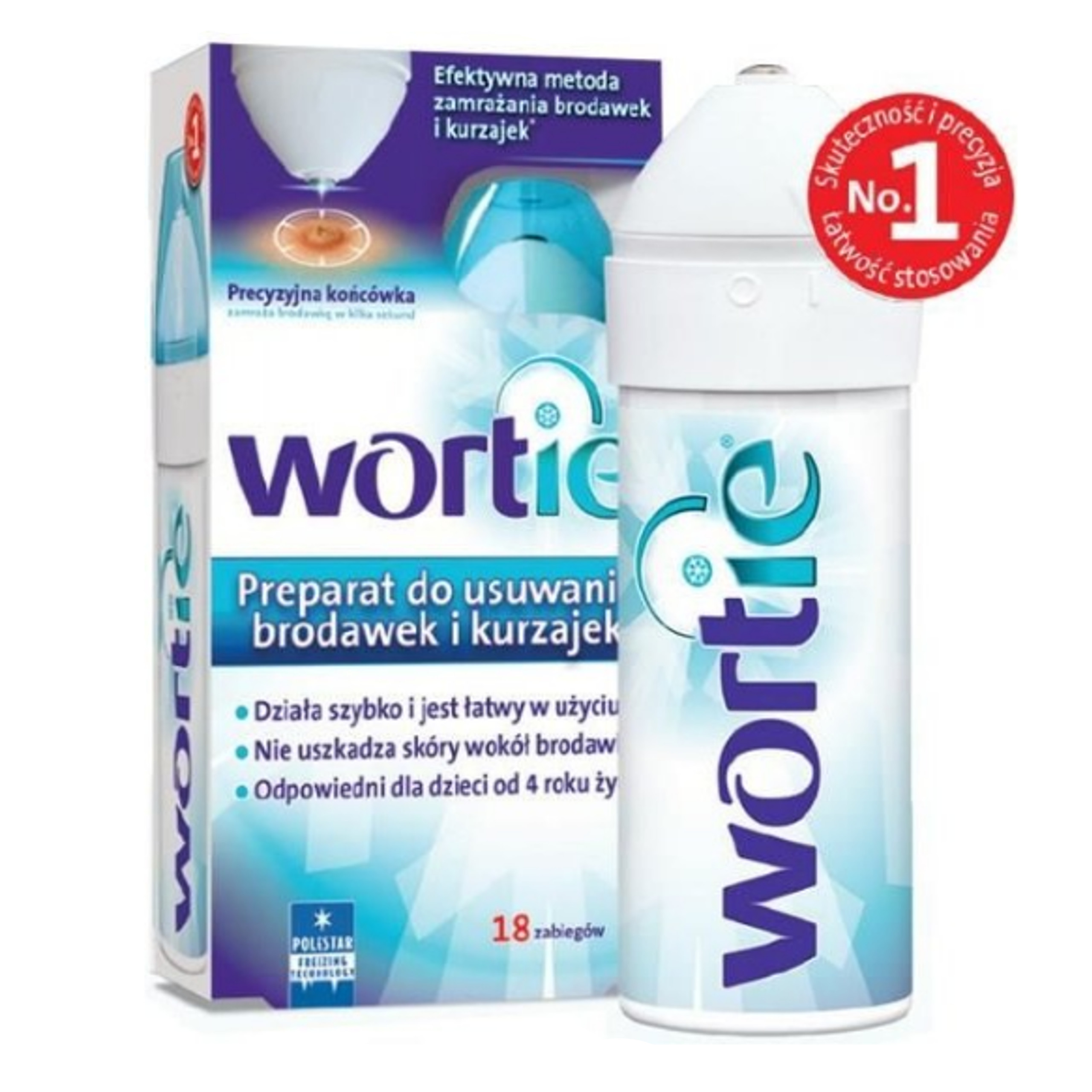 

Wortie 50ml Wymraża, Usuwa Brodawki i Kurzajki