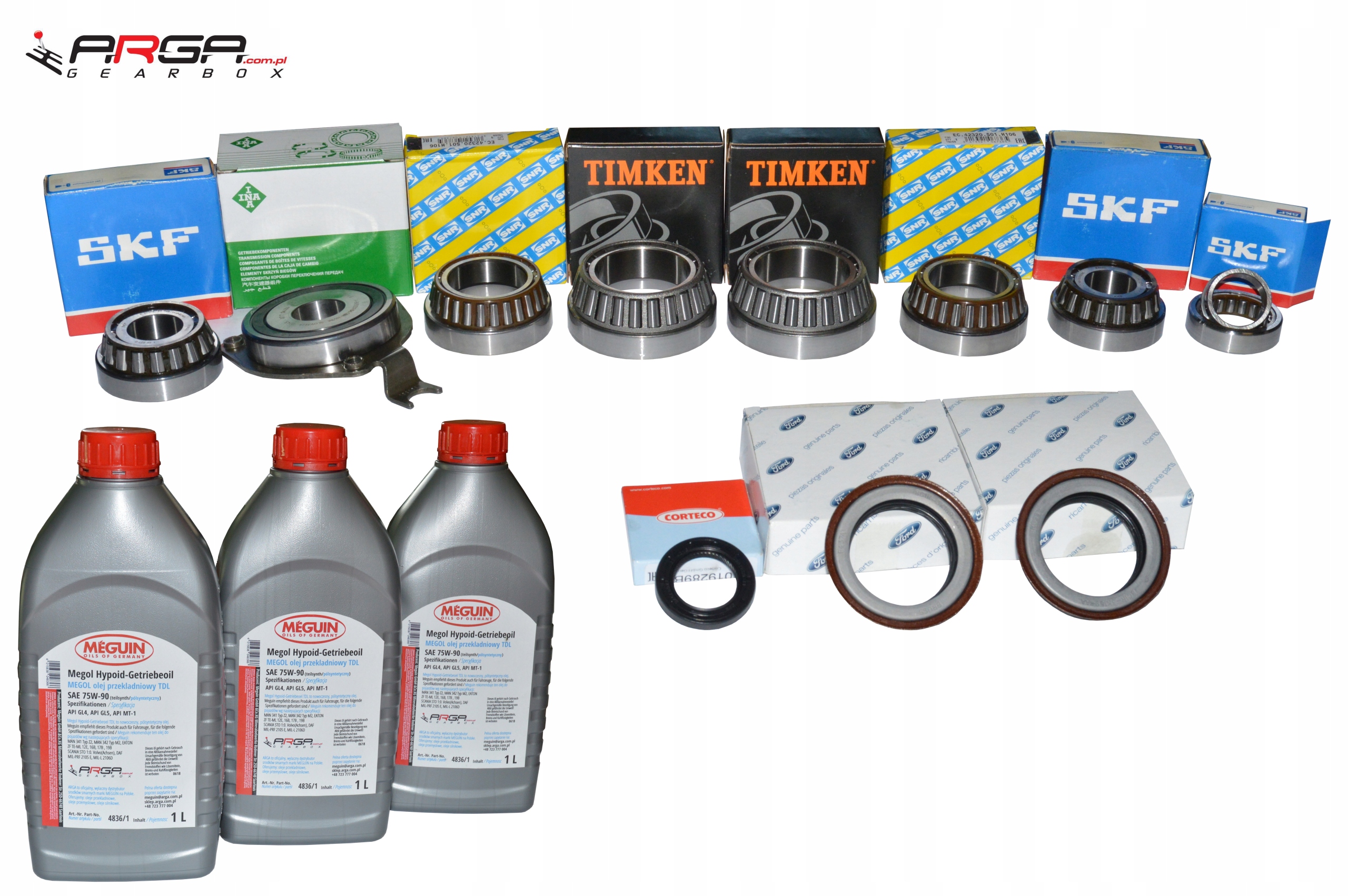 Łożyska skrzyni CC1R7002CD 2.2 TDCI Ford Transit Producent części Arga