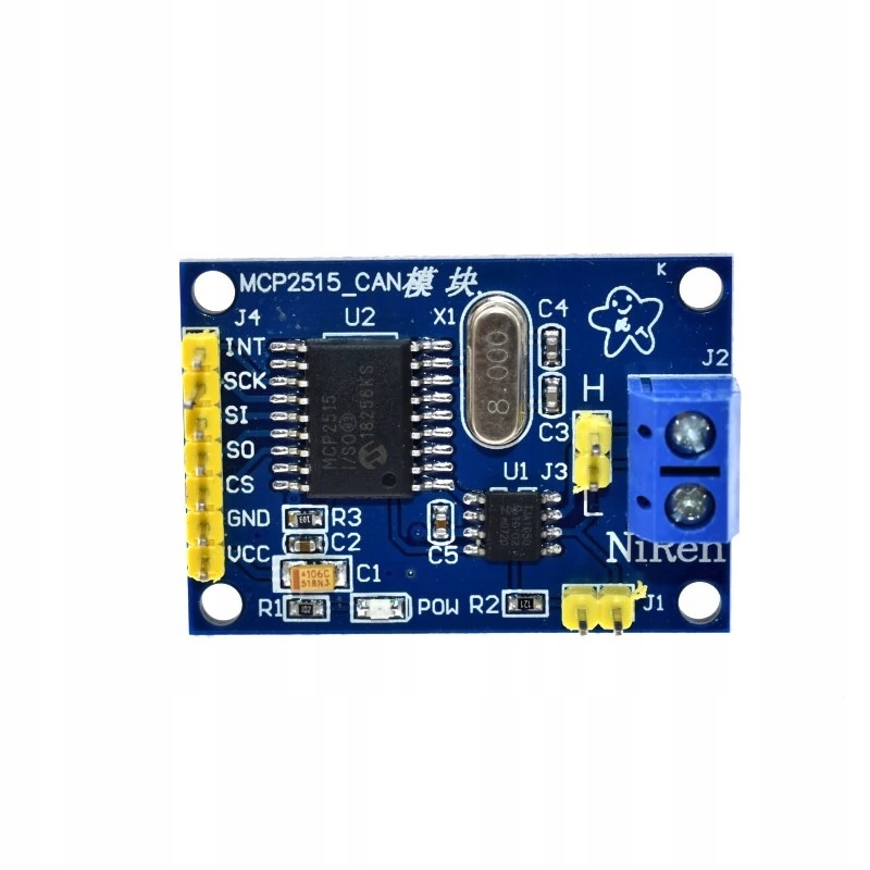 Moduł CAN BUS SPI MCP2515 STM32 TJA1050 Kod producenta Moduł CAN BUS SPI MCP2515  TJA1050