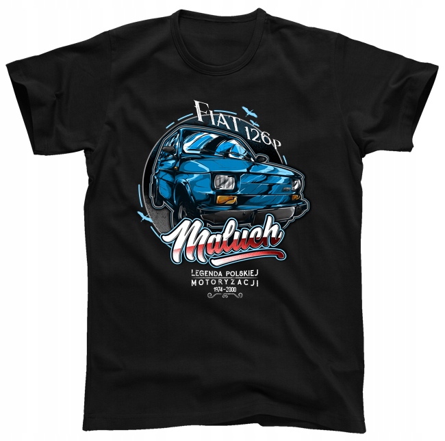 

Fiat 126p koszulka t shirt Legenda blue r. XL