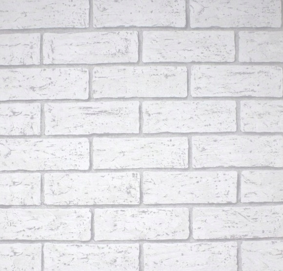 

Tapeta Wzór Biała Szara Cegła Kamień Mur Efekt 3D