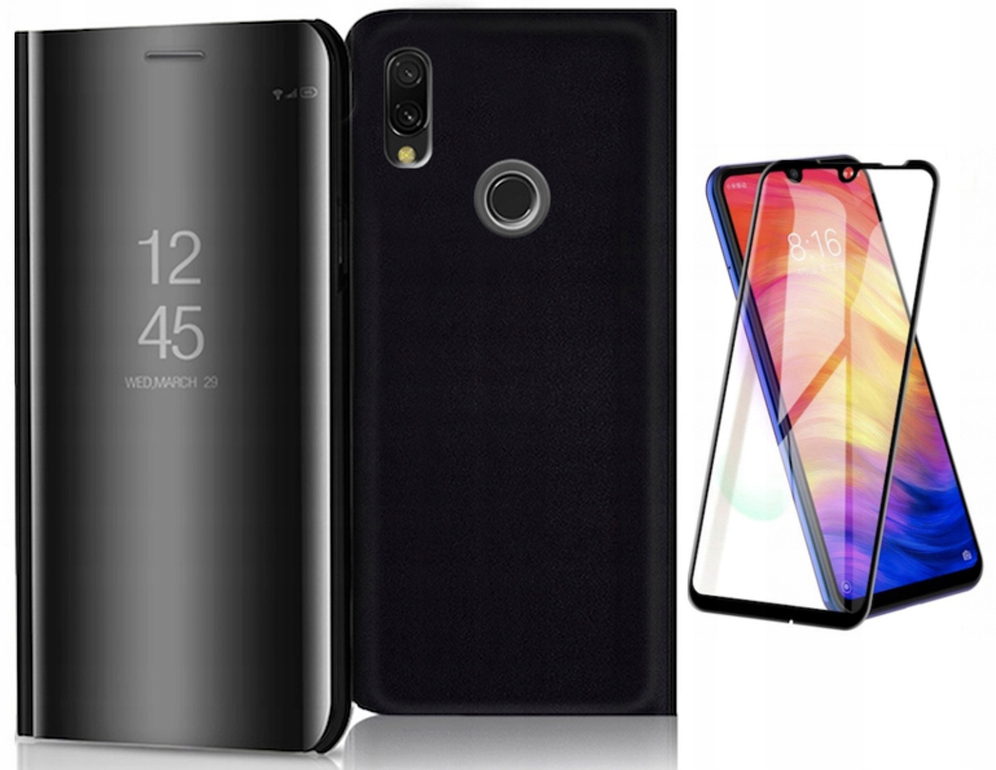 

Etui Clear View do Xiaomi Redmi Note 7 + Szkło 5D