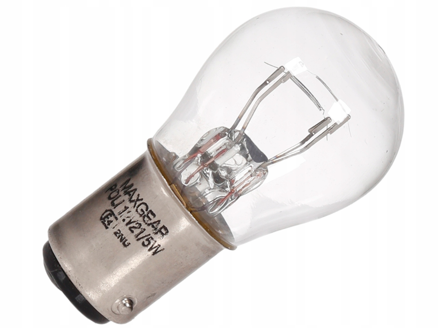 Żarówka MAXGEAR P21/5W BAY15d 12V 21/5W STOP