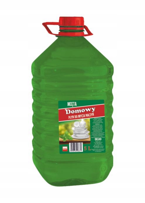 

Domowy Płyn do mycia naczyń 5L Mięta