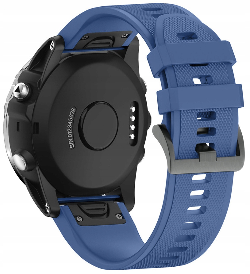 

Niebieski Silikonowy Pasek Garmin Fenix 6S Pro