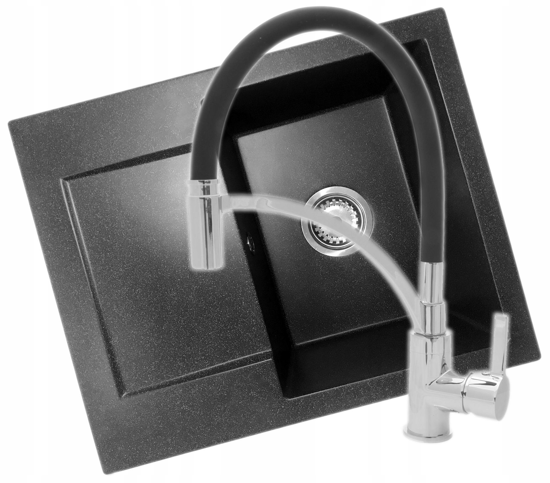 

Zlewozmywak Granitowy 1 Komora Bateria Flex Nexo