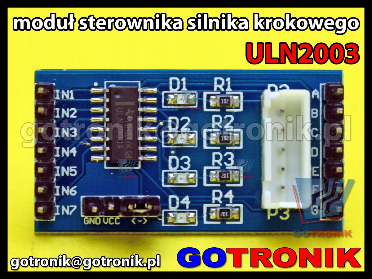 Moduł sterownika silnika krokowego ULN2003_LCT-068 Producent LCT