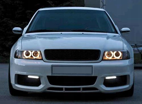 AUDI A4 B5 8D 94-99 LAMPY reflektory BLACK RINGI Typ samochodu Samochody osobowe