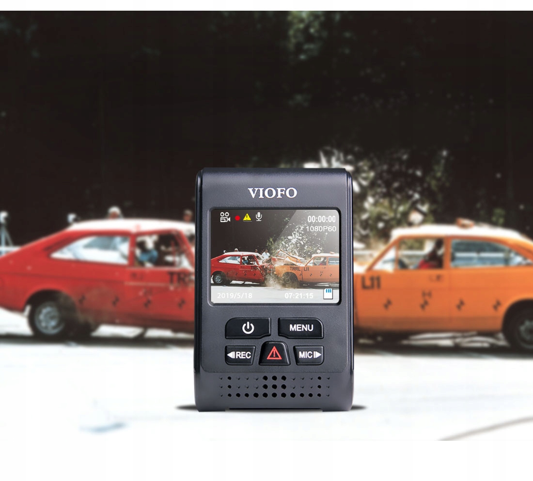 VIOFO A119 V3 REJESTRATOR TRASY MATR SONY QUADHD Display Size 2