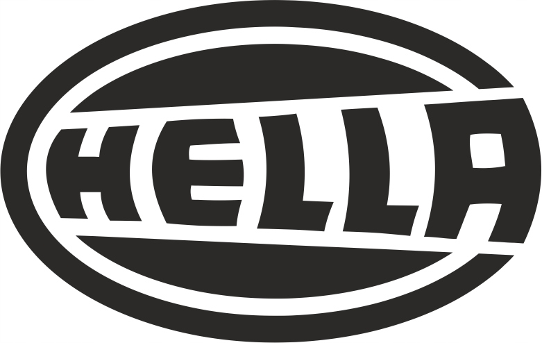 

Hella naklejka 15 x 9,6 cm