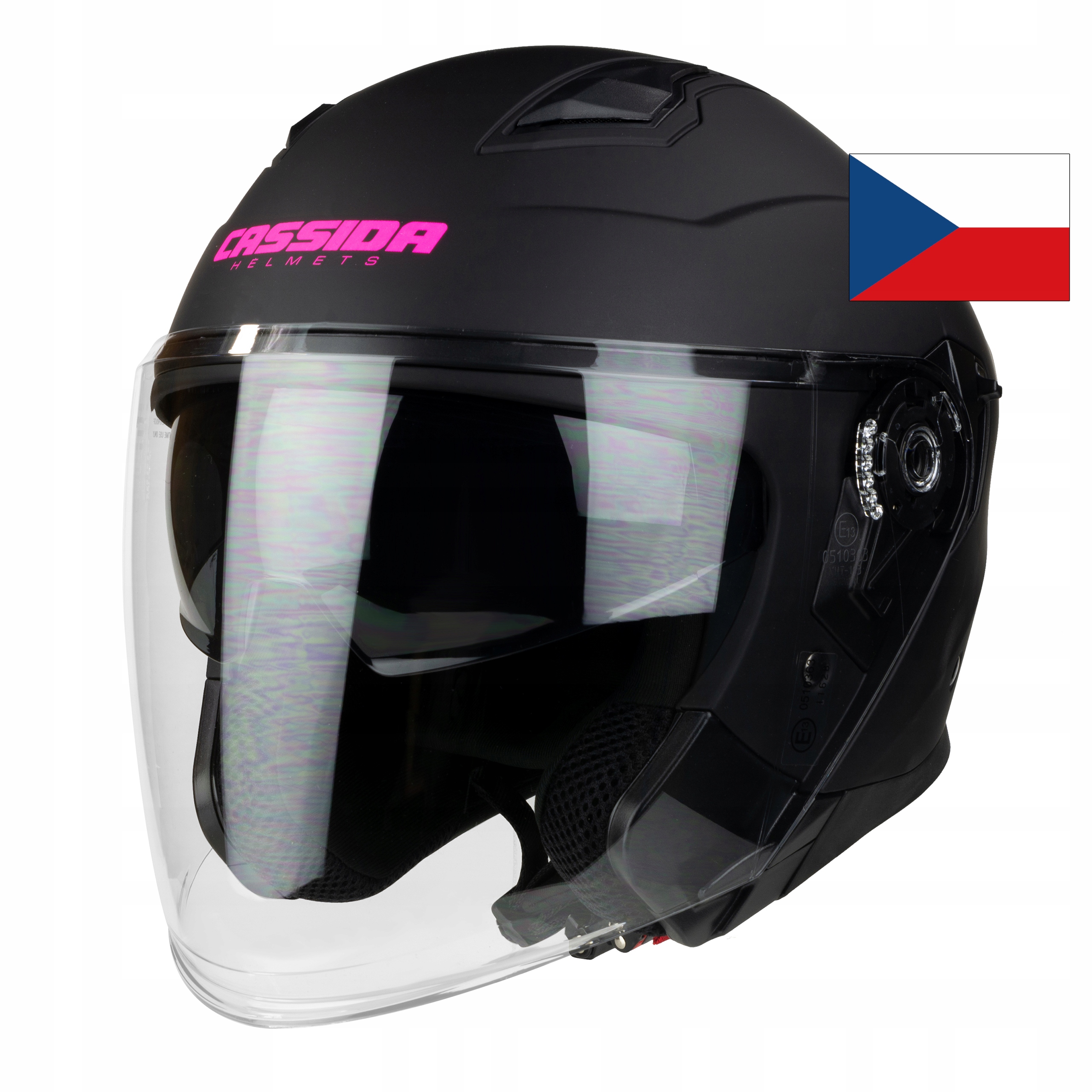 CASSIDA KASK MOTOCYKLOWY OTWARTY BLENDA CASSIDA S Rodzaj zapięcia mikrometryczne