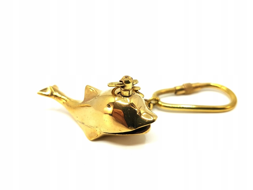 

Breloczek mosiężny - wieloryb