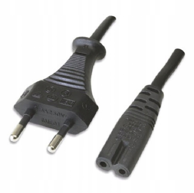 KABEL ZASILANIA LAPTOP ÓSEMKA 1,8M