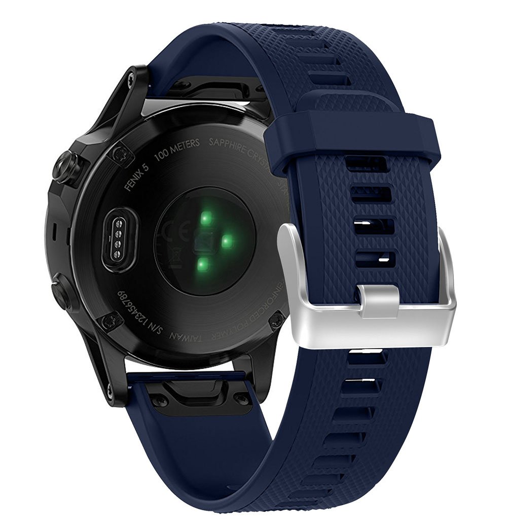 

Granatowy Silikonowy Pasek Garmin Fenix 7 Solar
