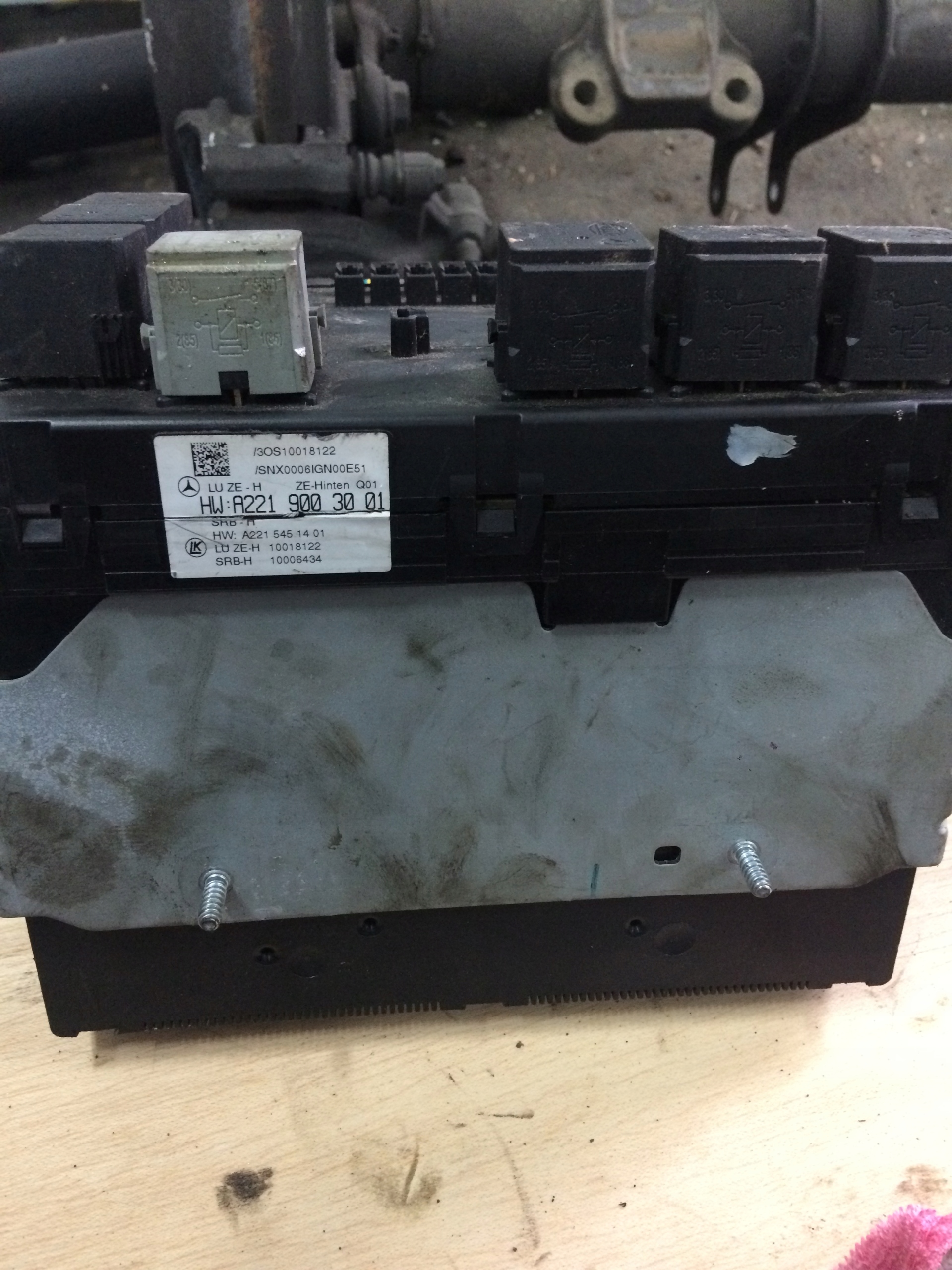 MERCEDES W221 модуль же передний 2219003001