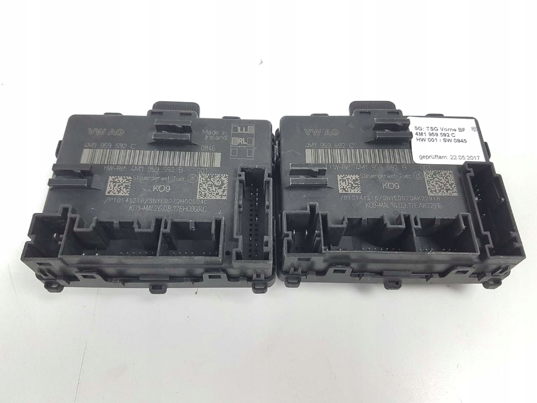 VW TOUAREG III 3 МОДУЛЬ ДРАЙВЕРА ДВЕРИ 4M1959592C