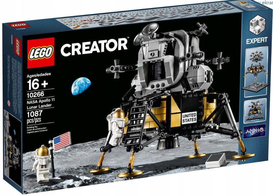 

Lego Creator 10266 Lądownik Apollo 11 Nasa Kosmos