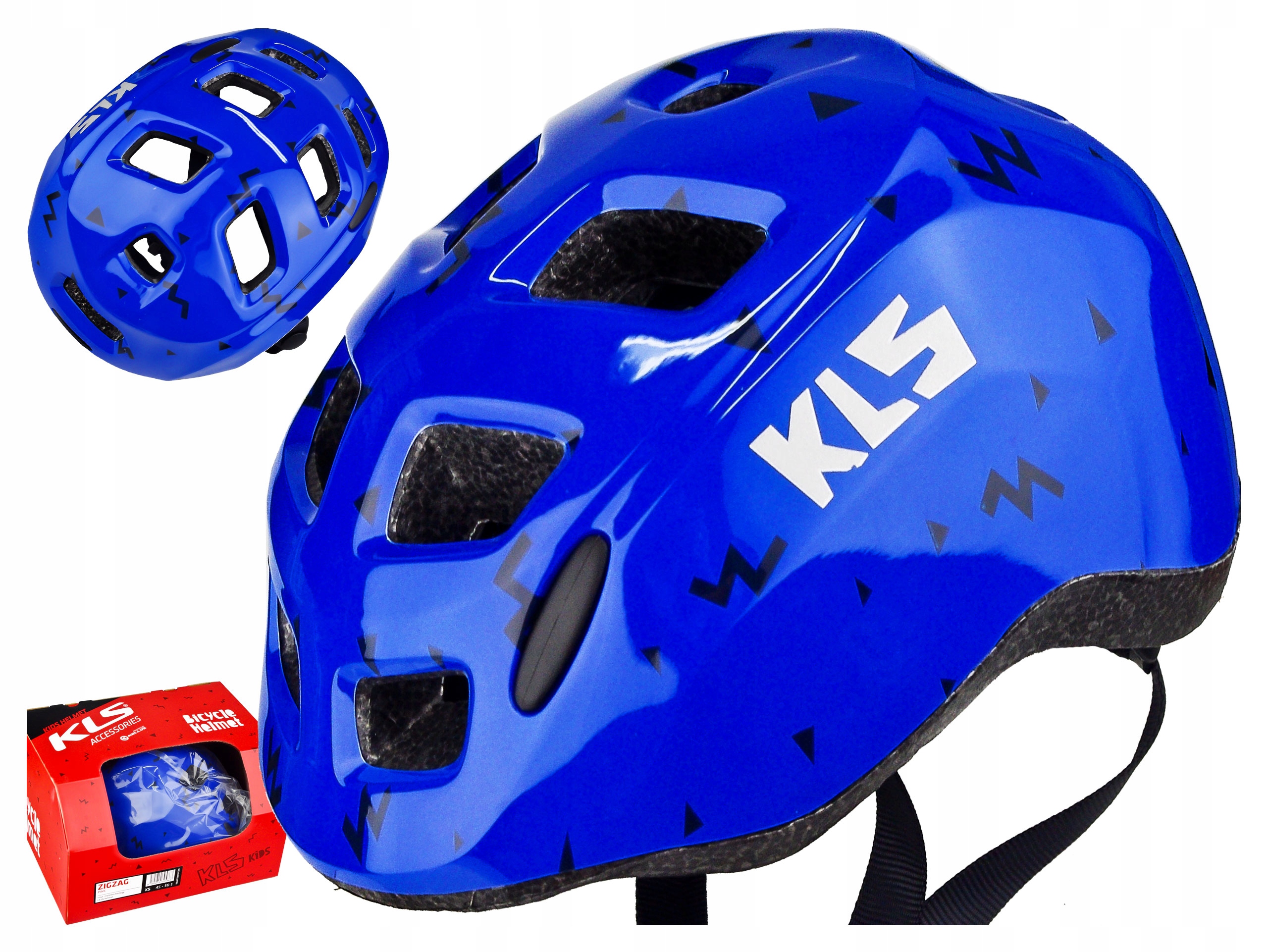 

Kask Kellys Zigzag Blue Dziecięcy Xs 45-50 CM