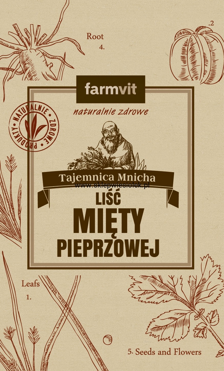 

Mięta pieprzowa liść 50g Farmvit