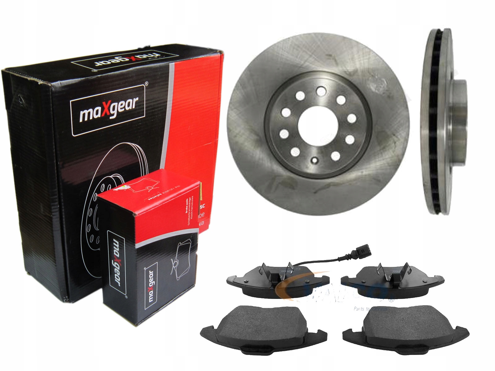 

Tarcze Klocki Maxgear Przód Vw Golf V VI Jetta