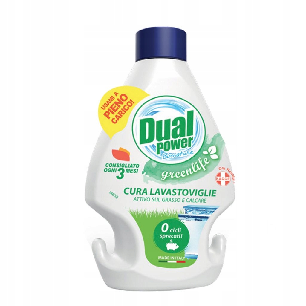 

Dual Power Greenlife płyn do pielęgnacji zmywarki