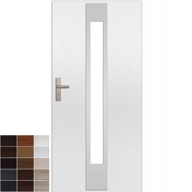 SKRZYDŁO STEELTHERM GŁADKIE SZYBA 80 101MM PASYWNE