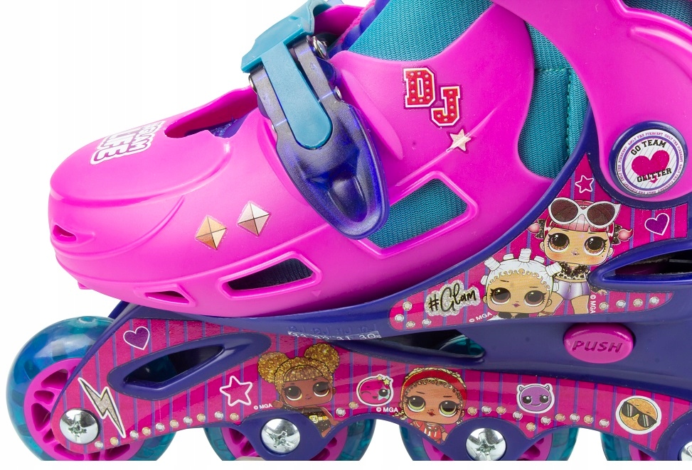 LOL SURPRISE ROLKI ŁYŻWOROLKI REGULOWANE 34 37 MGA Marka D'Arpeje