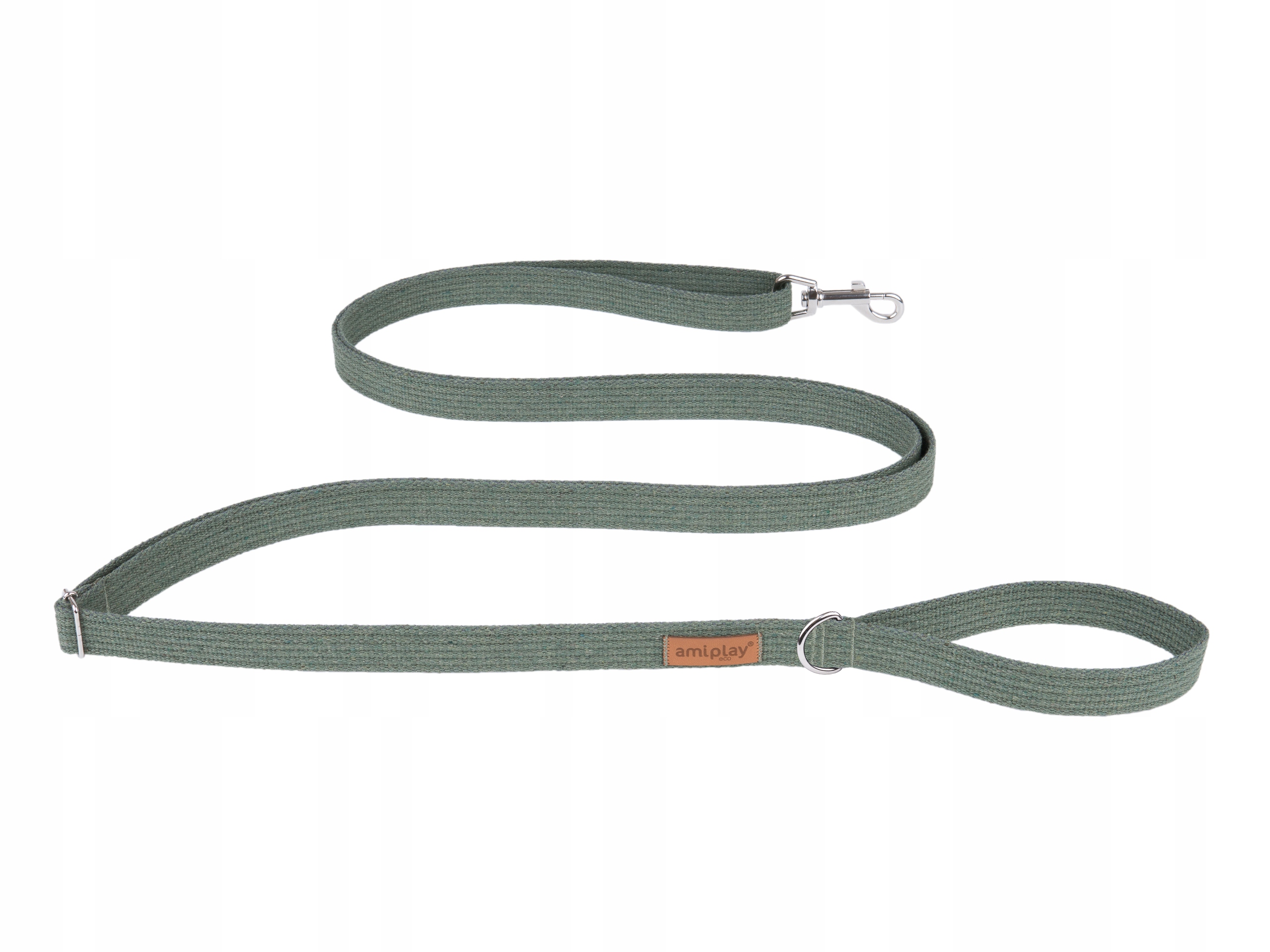 

amiplay Smycz regulowana Easy Fix Cotton S Khaki