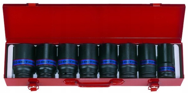 Zestaw NASADKI UDAROWE DLUGIE 3 4 26 38 KING TONY