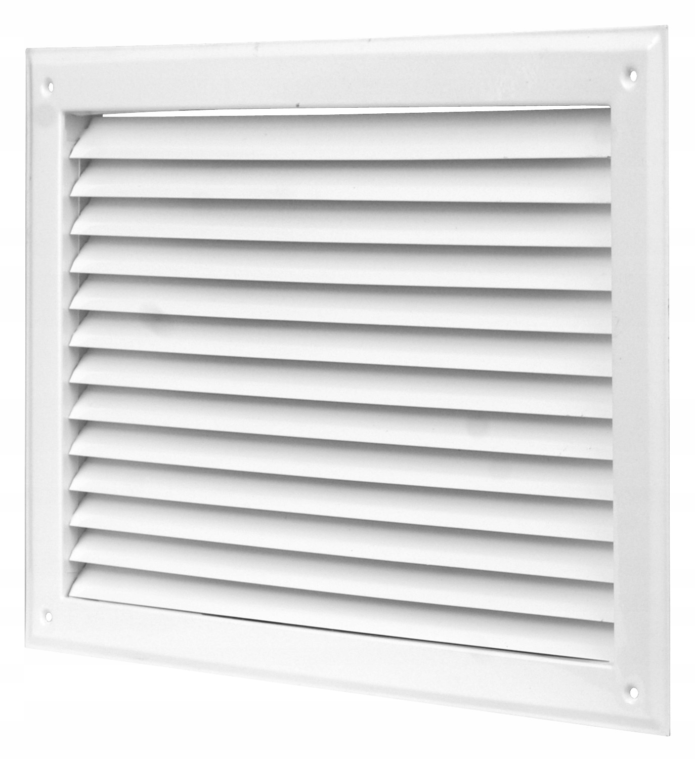 KRATKA OSŁONA WENTYLACYJNA SKOŚNA 15x30 BIAŁA