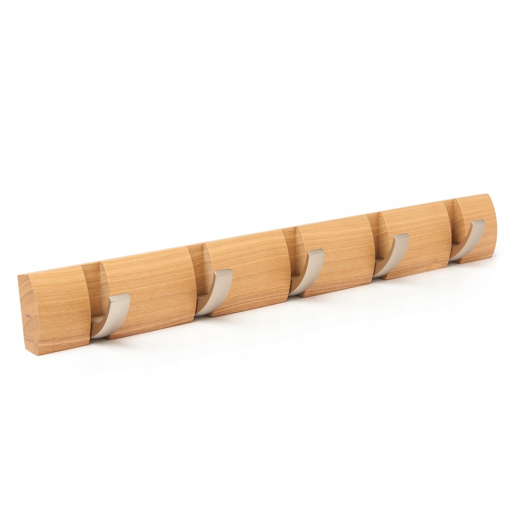 

Wieszak, 5 uchwytów Flip, drewno by Umbra
