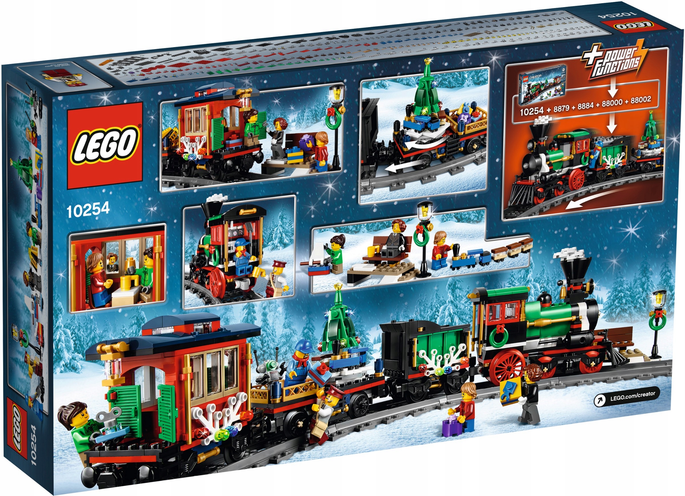 LEGO CITY 10254 POCIĄG ŚWIĄTECZNY ZIMOWY PAROWÓZ Marka LEGO