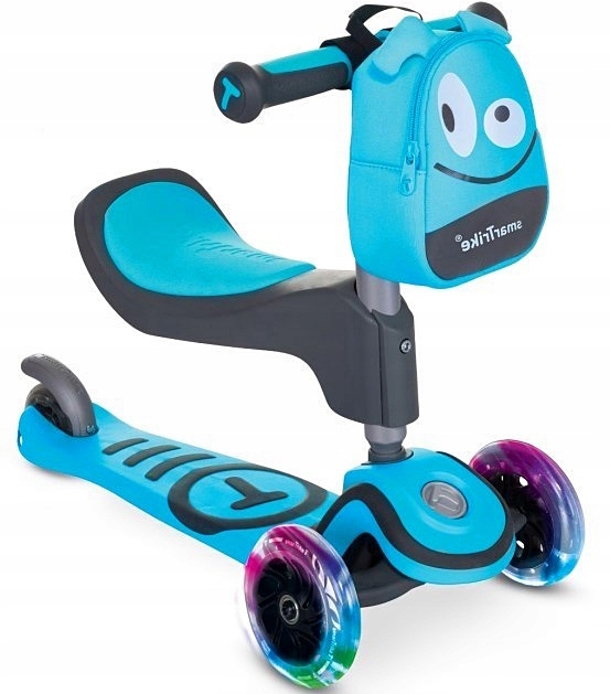 САМОКАТ TRÓJKOŁOWA JEŹDZIK СМАРТ ТРАЙК КОЛЕСА LED