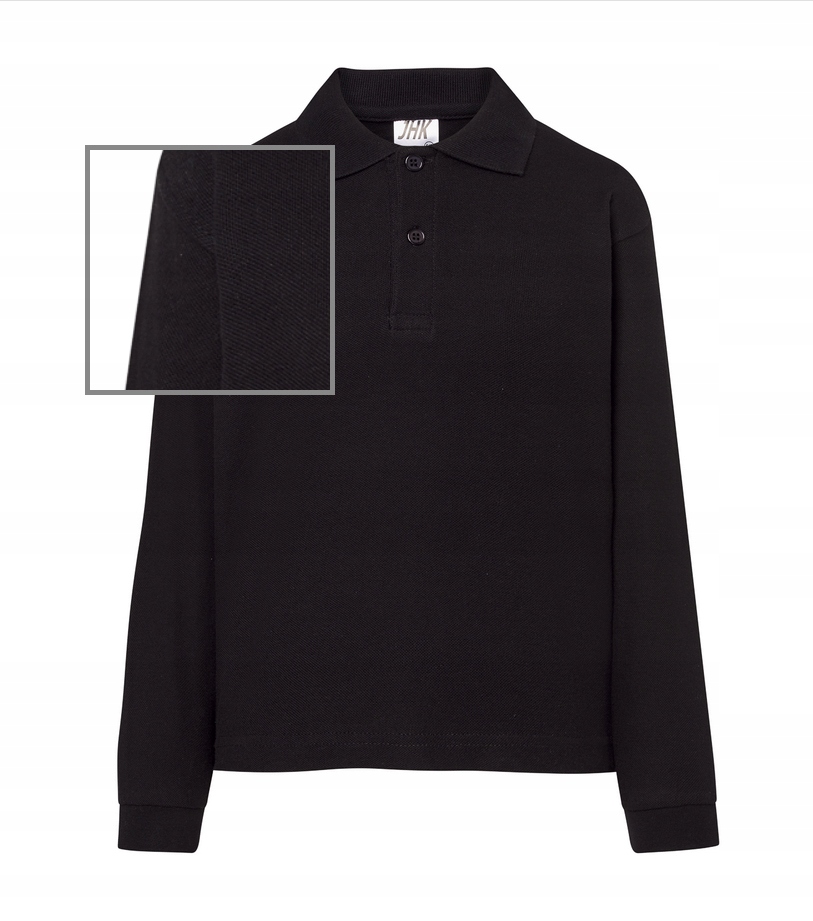 

Jhk Koszulka Polo Z Długim Rękawem 9/11 Lat Czarna