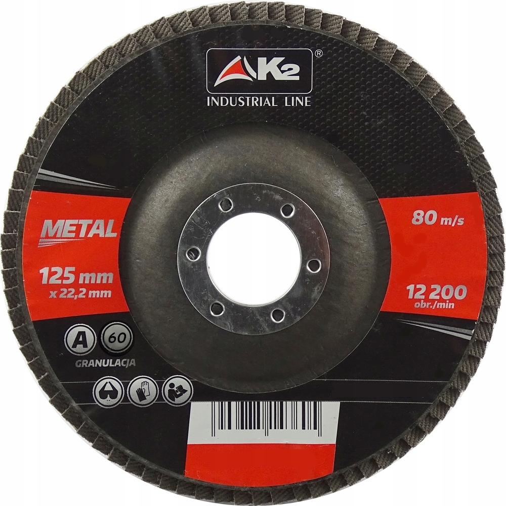 

Tarcza ścierna listkowa lamelka 125mm Gr. 60