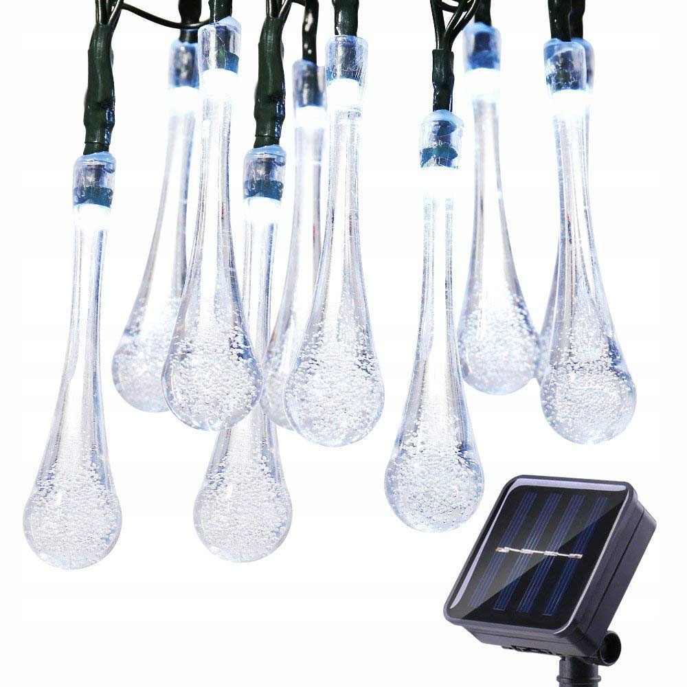 

50 Led 7 M Lampki Solarne Ogrodowe Żarówka Lampa
