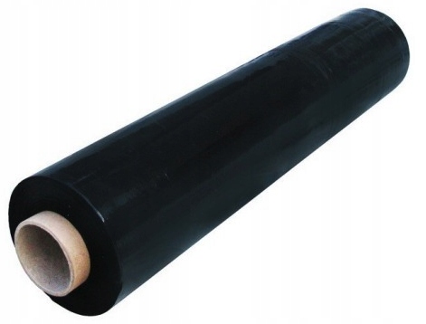 

Folia stretch 1 kg netto 50 cm czarny Cienka Gilza