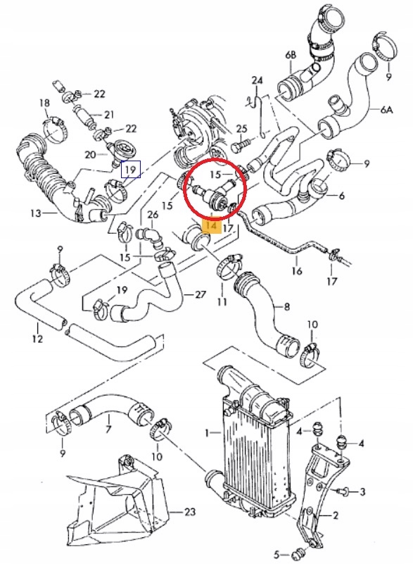 ZAWÓR ODCINAJĄCY OBEJŚCIOWY DV VW NEW BEETLE 1.8T Typ silnika Benzyna